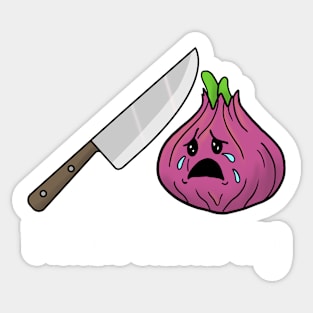 Chef Gift I Make Onions Cry funny cooking shirt Sticker